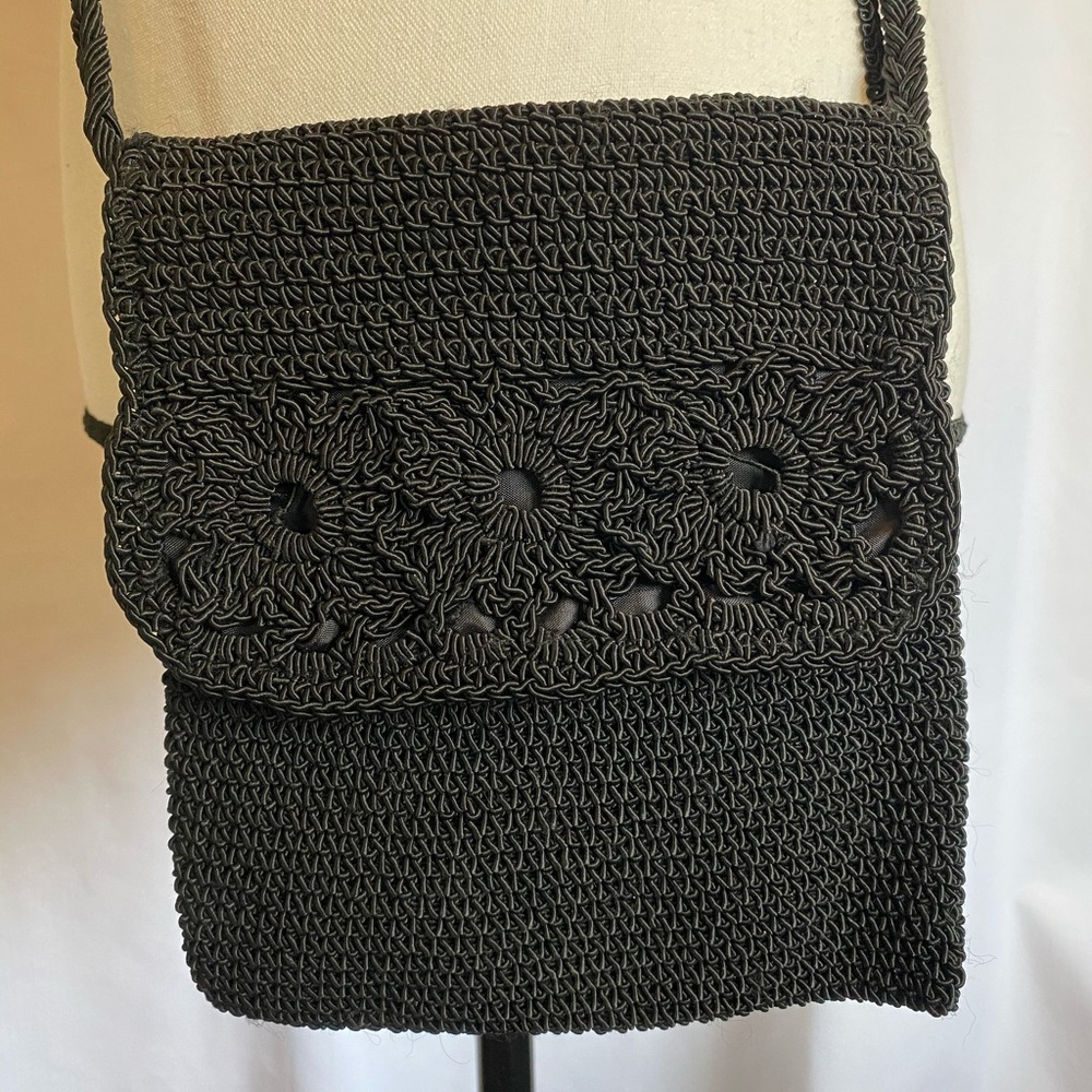 Crochet crossbody pouch purse